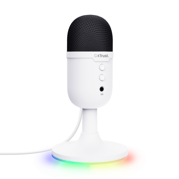 TRUST MICROFONO GXT234W YUNIX USB BIANCO [25374]