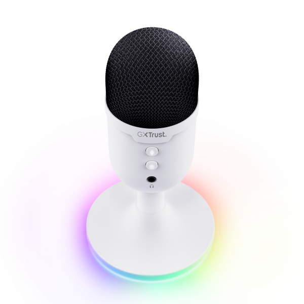 TRUST MICROFONO GXT234W YUNIX USB BIANCO [25374]