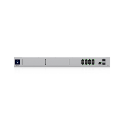 Ubiquiti - UDM-PRO-MAX - UniFi Dream Machine Pro Max with Quad-core ARM Cortex-A57 at 2.0 GHz, 8GB DDR4 RAM, x2 HDD 3.5" NVR (128gb ssd integrated), 1U rack, 200+ devices, 2k+ clients, LAN x8 GbE RJ [UDM-Pro-Max-EU]