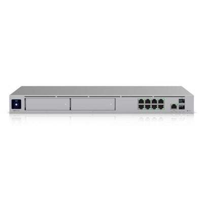 Ubiquiti - UDM-PRO-MAX - UniFi Dream Machine Pro Max with Quad-core ARM Cortex-A57 at 2.0 GHz, 8GB DDR4 RAM, x2 HDD 3.5" NVR (128gb ssd integrated), 1U rack, 200+ devices, 2k+ clients, LAN x8 GbE RJ [UDM-Pro-Max-EU]