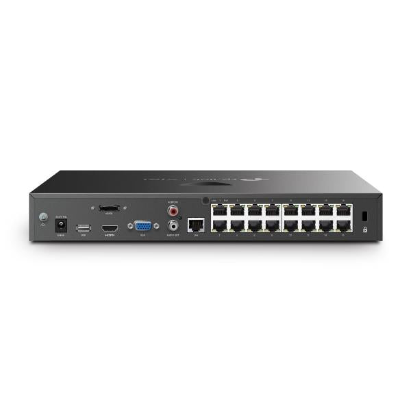 Tp-link 16 Channel PoE+ Network Video Recorder - 24/7 Continuous Recording; 16-Channel Real-Time Live View - 16-Channel Simultaneous Pla [VIGINVR2016H-16MP]