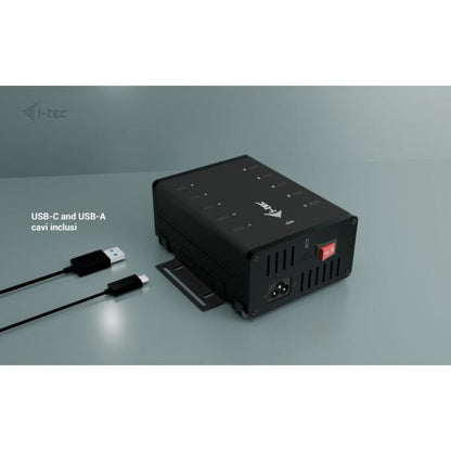 i-tec USB-C/USB-A Metal Charging + data HUB, 15W per port, 10x USB-C [CACHRGHUB10CIT]