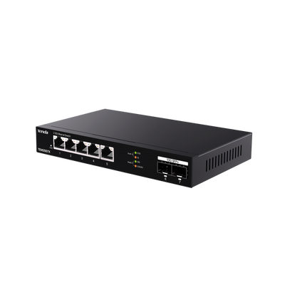 TENDA SWITCH UNMANAGED DESKTOP, 5*2.5GE + 2*10G SFP [TEM2007X]