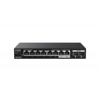 TENDA SWITCH UNMANAGED DESKTOP, 8*2.5GE + 2*10G SFP [TEM2010X]