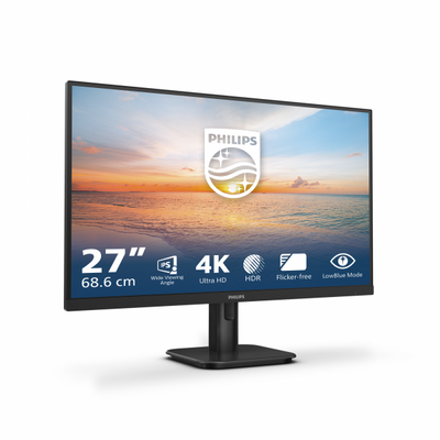PHILIPS MONITOR 27 LED IPS 16:9 4K UHD 4MS 350 CDM, DP/HDMI, MULTIMEDIALE [27E1N1800A]