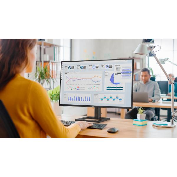 PHILIPS MONITOR 27 LED IPS 16:9 4K UHD 4MS 350 CDM, REG ALTEZZA, DP/HDMI, MULTIMEDIALE [27E1N1800AE]