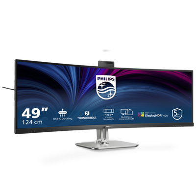 Philips 49B2U6903CH/00 Monitor PC 124 cm (48.8") 5120 x 1440 Pixel Dual QHD LCD Grigio [49B2U6903CH/00]