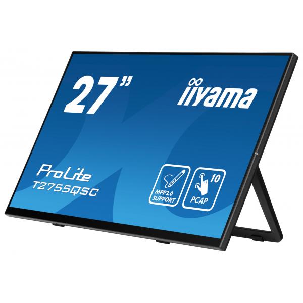 Iiyama Prolite 27 inch touchscreen - WQHD IPS Monitor - 2560x1440 [T2755QSC-B1]