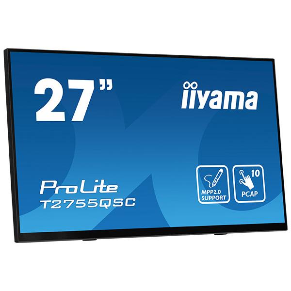 Iiyama Prolite 27 inch touchscreen - WQHD IPS Monitor - 2560x1440 [T2755QSC-B1]
