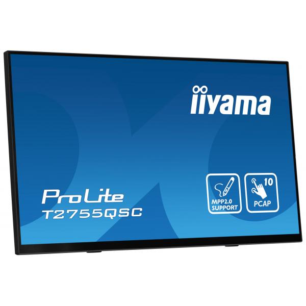 Iiyama Prolite 27 inch touchscreen - WQHD IPS Monitor - 2560x1440 [T2755QSC-B1]