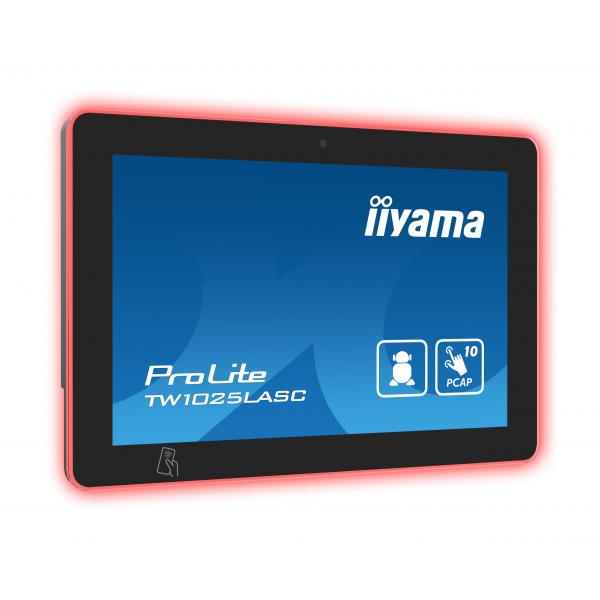 iiyama TW1025LASC-B1PNR espositore per sale riunioni 25,6 cm (10.1") 1280 x 800 Pixel LED 802.11b, 802.11g, Wi-Fi 4 (802.11n) Nero Plastica Bluetooth [TW1025LASC-B1PNR]