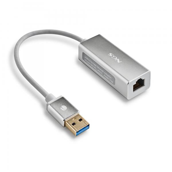 NGS ADATTATORE DI RETE DA USB 3,0 A RJ45 PER PC E LAPTOP, 15cm [HACKER3.0]