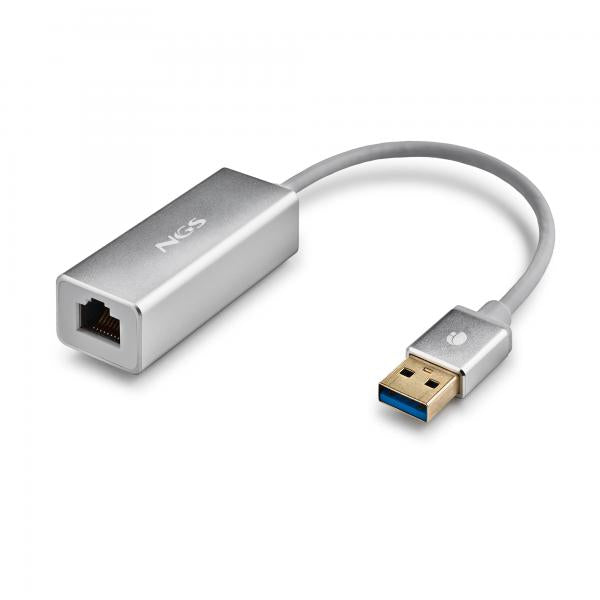 NGS ADATTATORE DI RETE DA USB 3,0 A RJ45 PER PC E LAPTOP, 15cm [HACKER3.0]