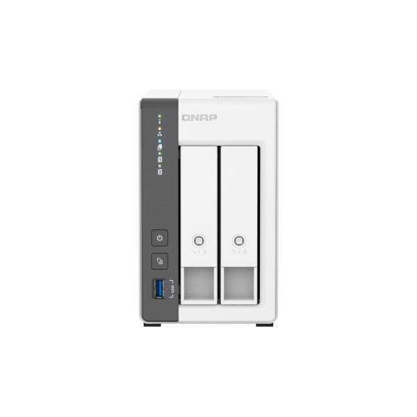 QNAP NAS TS-216G, 2-bay ARM 4C 2.0GHz - 2 x SATA 6Gb/s 3.5"/2.5"- 4GB RAM on-board- 1 x GbE- 1 x 2.5GbE - 1 x USB3.2 Gen1 and 2 x USB2.0 [TS-216G]