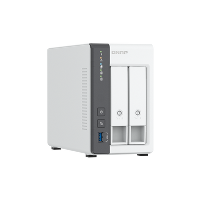 Qnap ARM 4-core Cortex-A55 2.0GHz - NAS Tower - 2x 3.5-inch SATA 6Gb/s [TS-216G]
