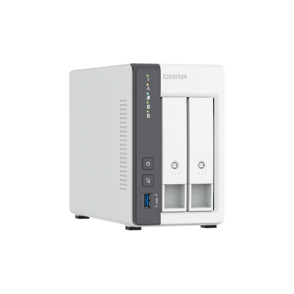 Qnap ARM 4-core Cortex-A55 2.0GHz - NAS Tower - 2x 3.5-inch SATA 6Gb/s [TS-216G]