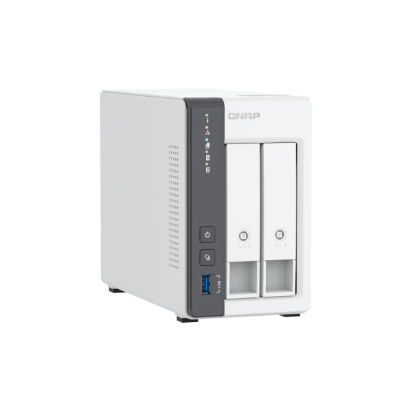 Qnap ARM 4-core Cortex-A55 2.0GHz - NAS Tower - 2x 3.5-inch SATA 6Gb/s [TS-216G]