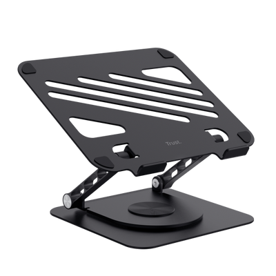 TRUST SUPPORTO/RIALZO PER LAPTOP IN METALLO - ZEFF - NERO [25482]