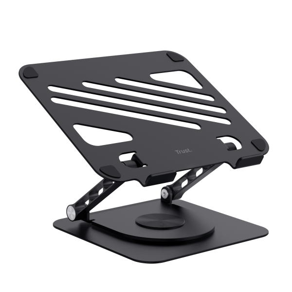 TRUST SUPPORTO/RIALZO PER LAPTOP IN METALLO - ZEFF - NERO [25482]