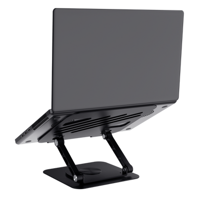 TRUST SUPPORTO/RIALZO PER LAPTOP IN METALLO - ZEFF - NERO [25482]