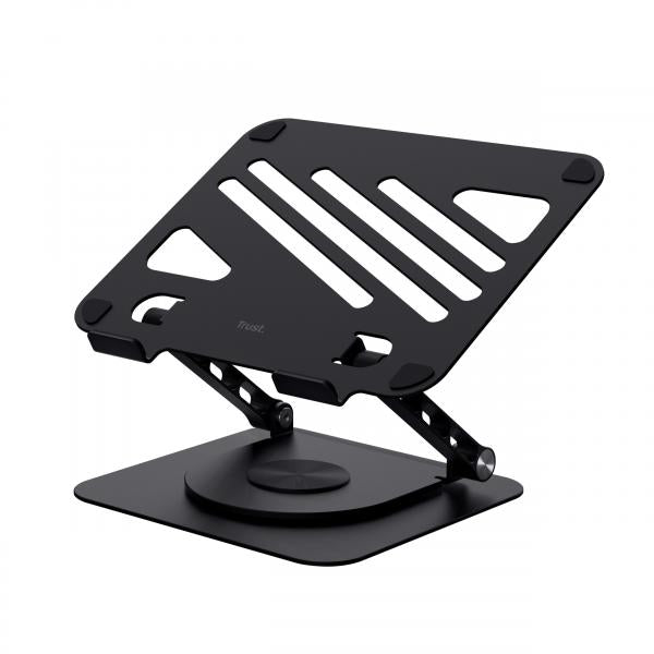 TRUST SUPPORTO/RIALZO PER LAPTOP IN METALLO - ZEFF - NERO [25482]