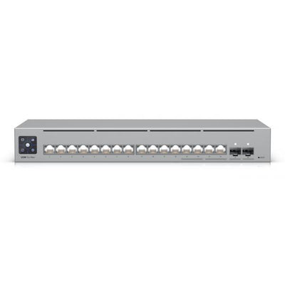 Ubiquiti-USW-Pro-Max-16-EU-UniFi 16Port Layer 3 Etherlighting switch with 4x 2.5 GbE RJ45 ports, 12x GbE RJ45 ports, 2x 10G SFP+ ports - fanless [USW-Pro-Max-16-EU]