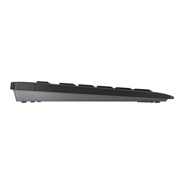 Cherry STREAM COMFORT - Desktop set - Wireless - QWERTY - Black [JD-8550EU-2]