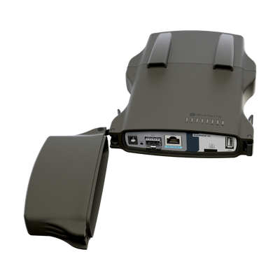 MikroTik, NetMetal ax with dual-core ARM IPQ-5010 800 MHz CPU, 256MB RAM, 1x2.5Gbps SFP port, 1xGigabit LAN, built-in dual-band 2.4 GHz 802.11b/g/n/ax dual-chain, 5 GHz 802.11a/n/ac/ax dual-chain wire [L23UGSR-5HaxD2HaxD-NM-USATO]