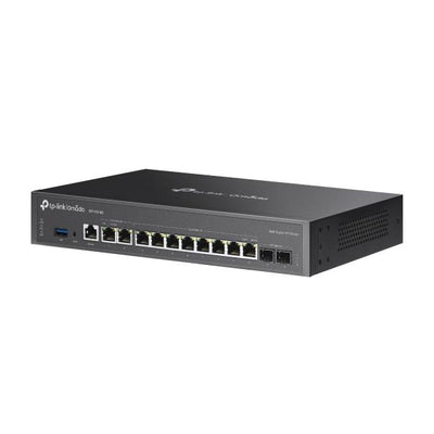 TP-Link - ER7412-M2 - Omada Multi-Gigabit VPN Router, 2 2.5G WAN/LAN RJ45 Port, 2 Gigabit SFP WAN/LAN Port, 8 Gigabit WAN/LAN RJ45 Ports, 1 USB 3.0 port, 1U 13-inch Rack-mountable Steel Case, Inte [ER7412-M2]