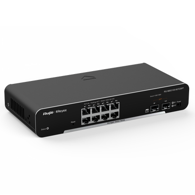 REYEE CLOUD SWITCH MANAGED GIGABIT L2 8 PORTE, 2 SLOT SFP (CHASSIS METALLICO DESKTOP) [RG-NBS3100-8GT2SFP]