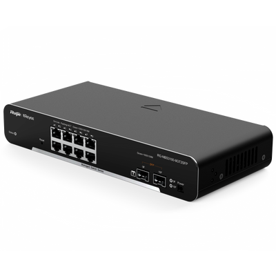 REYEE CLOUD SWITCH MANAGED GIGABIT L2 8 PORTE, 2 SLOT SFP (CHASSIS METALLICO DESKTOP) [RG-NBS3100-8GT2SFP]