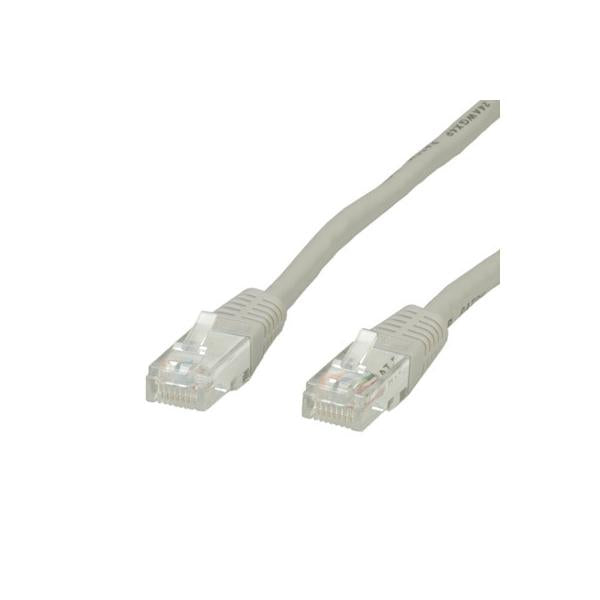 VALUE CAVO DI RETE UTP PATCHCORD CAT.6/CLASS E, GRIGIO, 1M [21.99.0901]