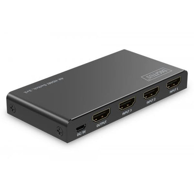 Digitus 3x1 HDMI Switch - 4K - 60Hz - HDCP 2.2 - Black [DS-55331]