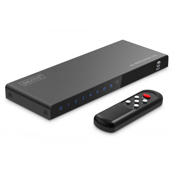 Digitus 5x1 HDMI Switch - 4K - 60Hz - HDCP 2.2 - Black [DS-55332]