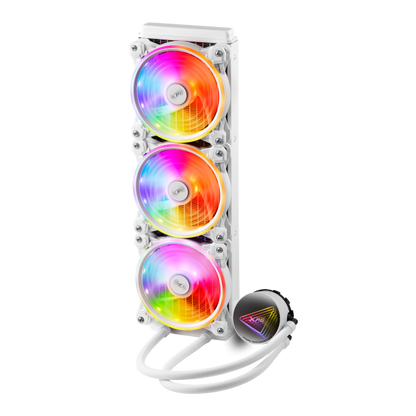 ADATA DISSIPATORE CPU ACQUA LEVANTE X 360 ARGB WHITE RGB mirror pump head [LEVANTEX360-WHCWW]