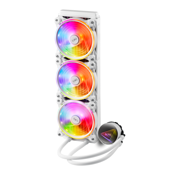 ADATA DISSIPATORE CPU ACQUA LEVANTE X 360 ARGB WHITE RGB mirror pump head [LEVANTEX360-WHCWW]
