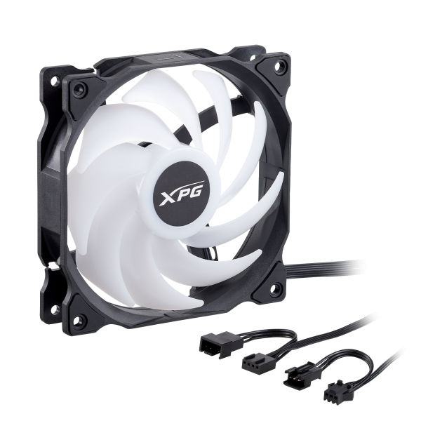 ADATA XPG VENTOLA CASE VENTO 120 ARGB BLACK 120MM PWM [ADVENTOR120ARGBPWMB]