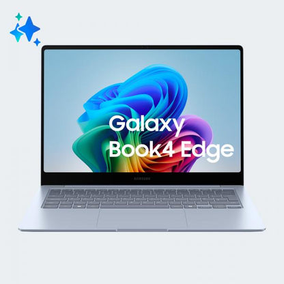 Samsung Galaxy Book4 Edge Laptop, Elite X, 16GB RAM, 512GB SSD, 14" Super AMOLED, Windows 11 Home, Sapphire Blue [NP940XMA-KB1IT]