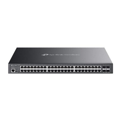 Tp-link Omada SG3452XMPP network switch Managed L2+ Gigabit Ethernet (10/100/1000) Power over Ethernet (PoE) 1U Black [SG3452XMPP]
