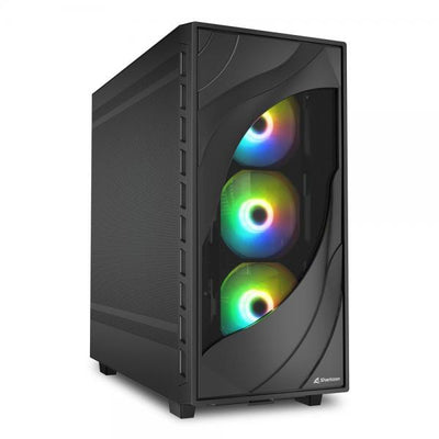 Sharkoon REBEL C80M RGB Midi Tower Nero [REBELC80MRGB]