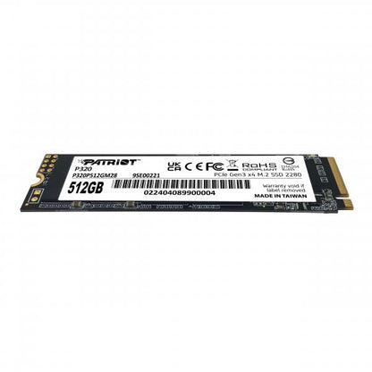 PATRIOT SSD P320 512GB M.2280 PCI-E R/W 3000/2200MB/S [P320P512GM28]