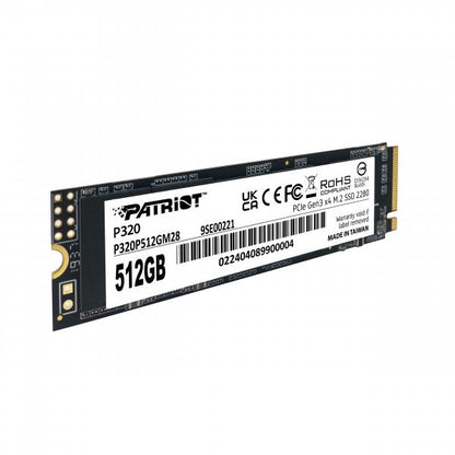 PATRIOT SSD P320 512GB M.2280 PCI-E R/W 3000/2200MB/S [P320P512GM28]