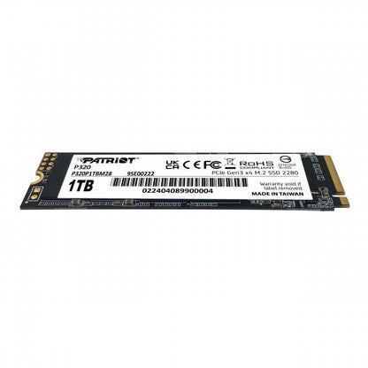 PATRIOT SSD P320 1TB M.2280 PCI-E R/W 3000/2200MB/S [P320P1TBM28]