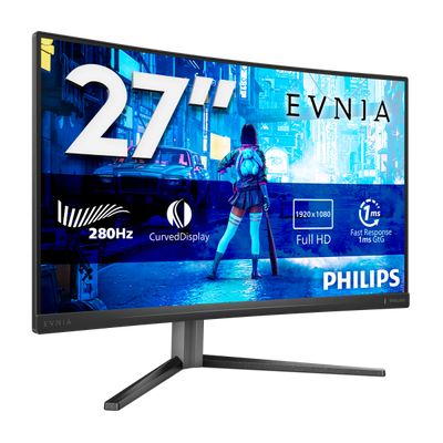 PHILIPS MONITOR GAMING CURVO 27 LED VA 16:9 FHD 1MS 300 CDM 240HZ ALTEZZA DP/HDMI [27M2C5200W]