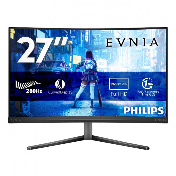 PHILIPS MONITOR GAMING CURVO 27 LED VA 16:9 FHD 1MS 300 CDM 240HZ ALTEZZA DP/HDMI [27M2C5200W]