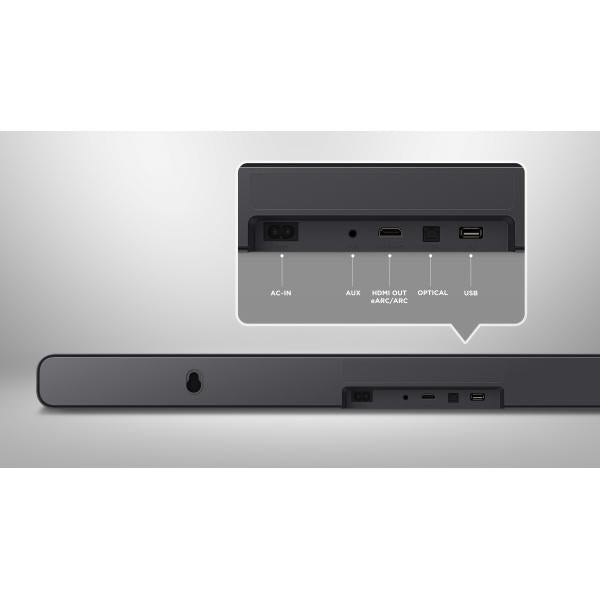 TCL SOUNDBAR 2.0 POTENZA MAX 100W SPEAKER BLUETOOTH, DOLBY AUDIO, HDMI eARC, DA INCASSO, TELECOMANDO [S45H]
