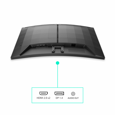 PHILIPS MONITOR GAMING CURVO 31,5 LED VA QHD 16:9 0,5 MS 300 CDM 180hz, ENVIA, DP/HDMI [32M2C3500L]