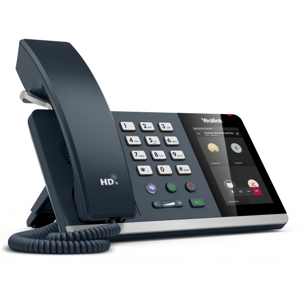 Yealink MP54 Edition 2 - Teams Edition IP phone - Black - Wired handset - Wi-Fi [1301215]