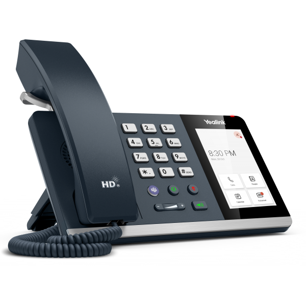 Yealink MP54 Edition 2 - Teams Edition IP phone - Black - Wired handset - Wi-Fi [1301215]