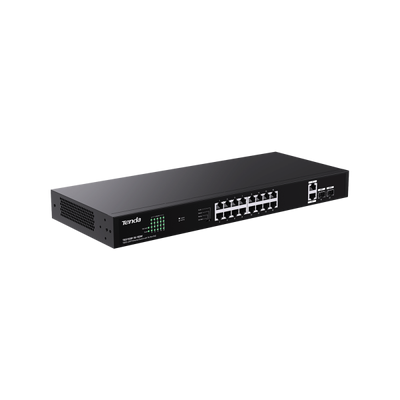 TENDA SWITCH POE UNMANAGED, 20 PORT, 16 POE [TEG1120P-16-150W]